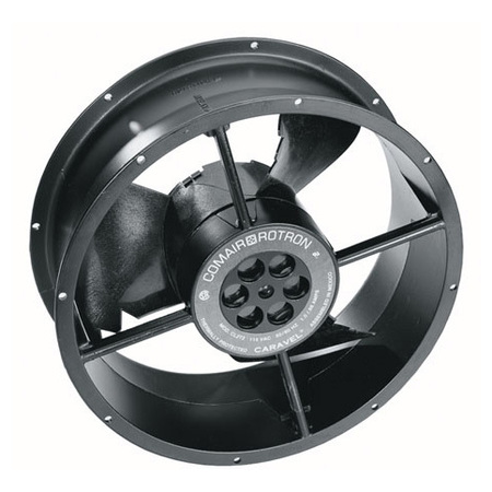 MIDDLE ATLANTIC Fan, 550 Cfm, 10 In, Smooth, Ball-Bearing Design, 115V Input; Includes MAFAN-10